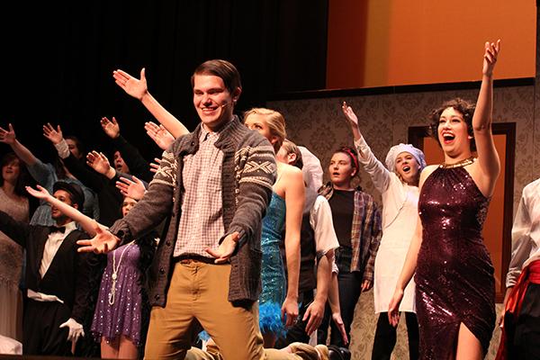 Cast striking a pose at the end of the musical.
