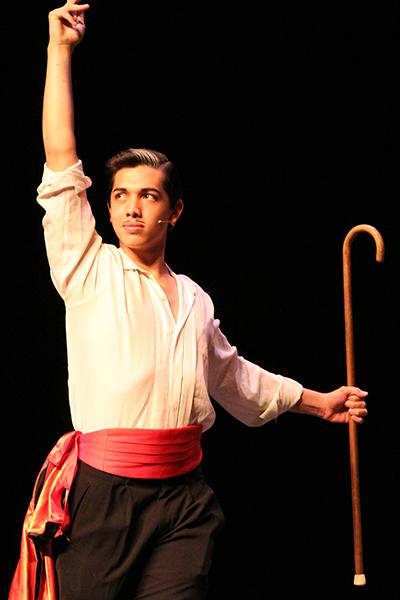 Senior Christian Davis as Adolpho.