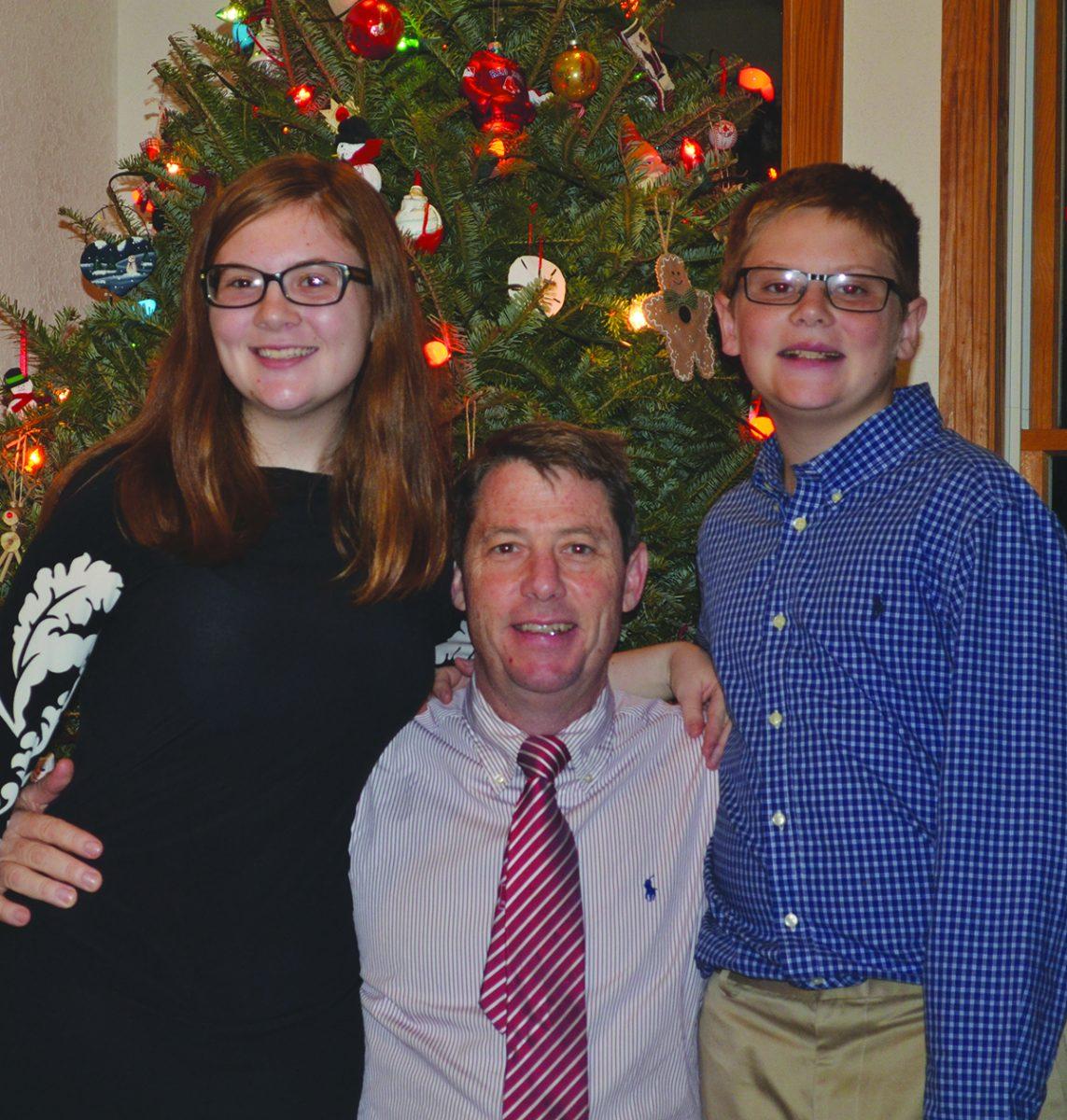 The Sullivan family during the Christmas of 2015. Grace will cherish the memories spent with her family and all the precious moments with her mom, Amy, as she continues to move through life. 