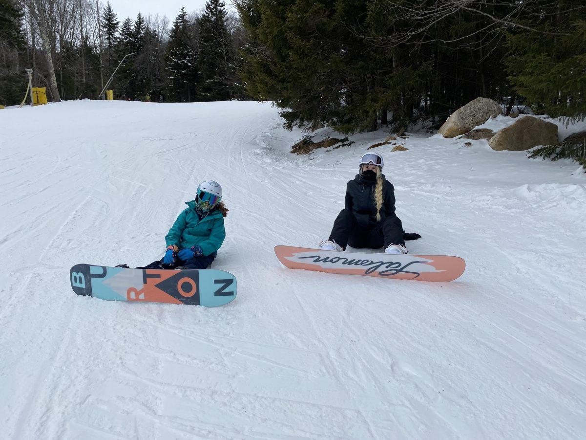 Students take to the ski slopes for COVID-safe vacations