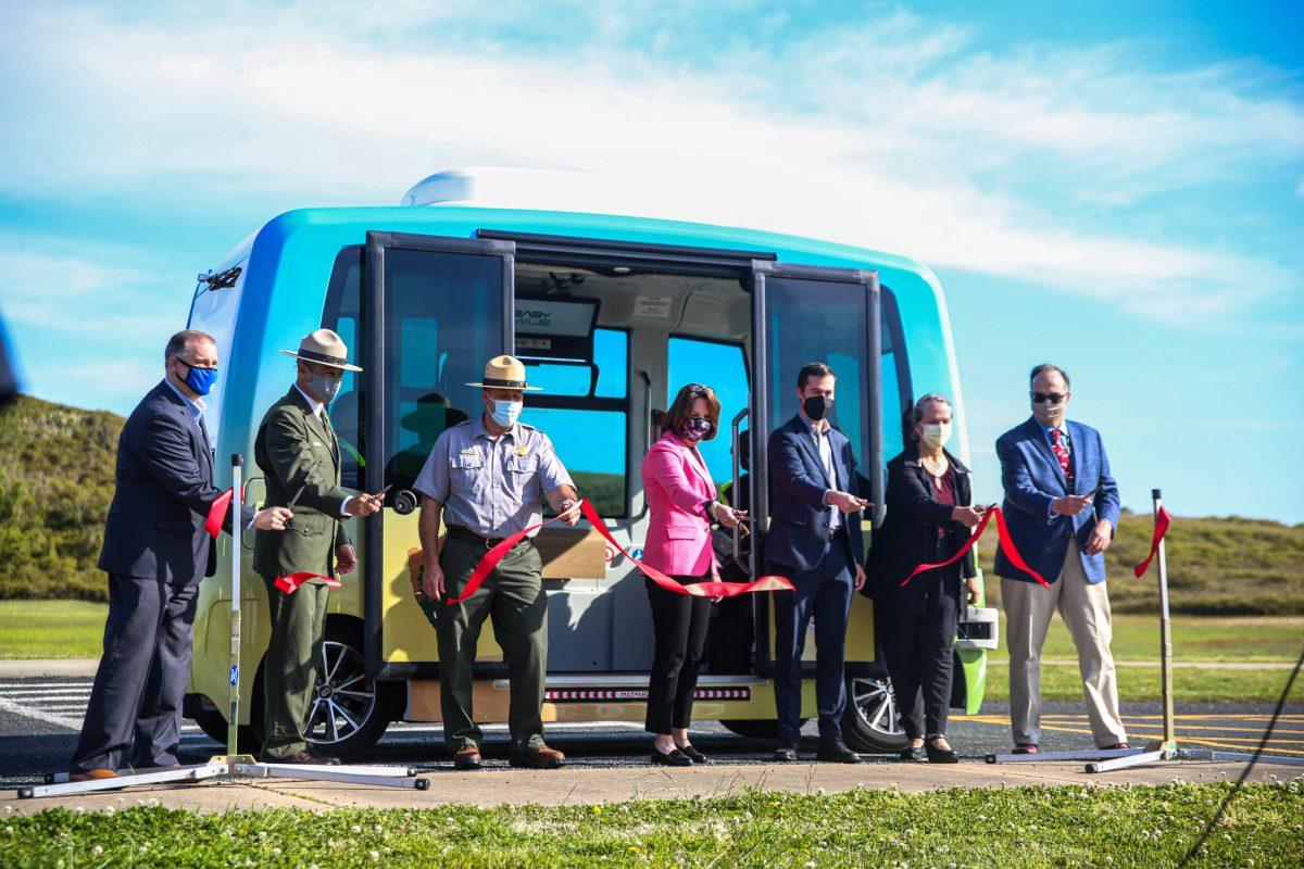 Photo Gallery: NCDOT, National Park Service launch driverless shuttle: CASSI