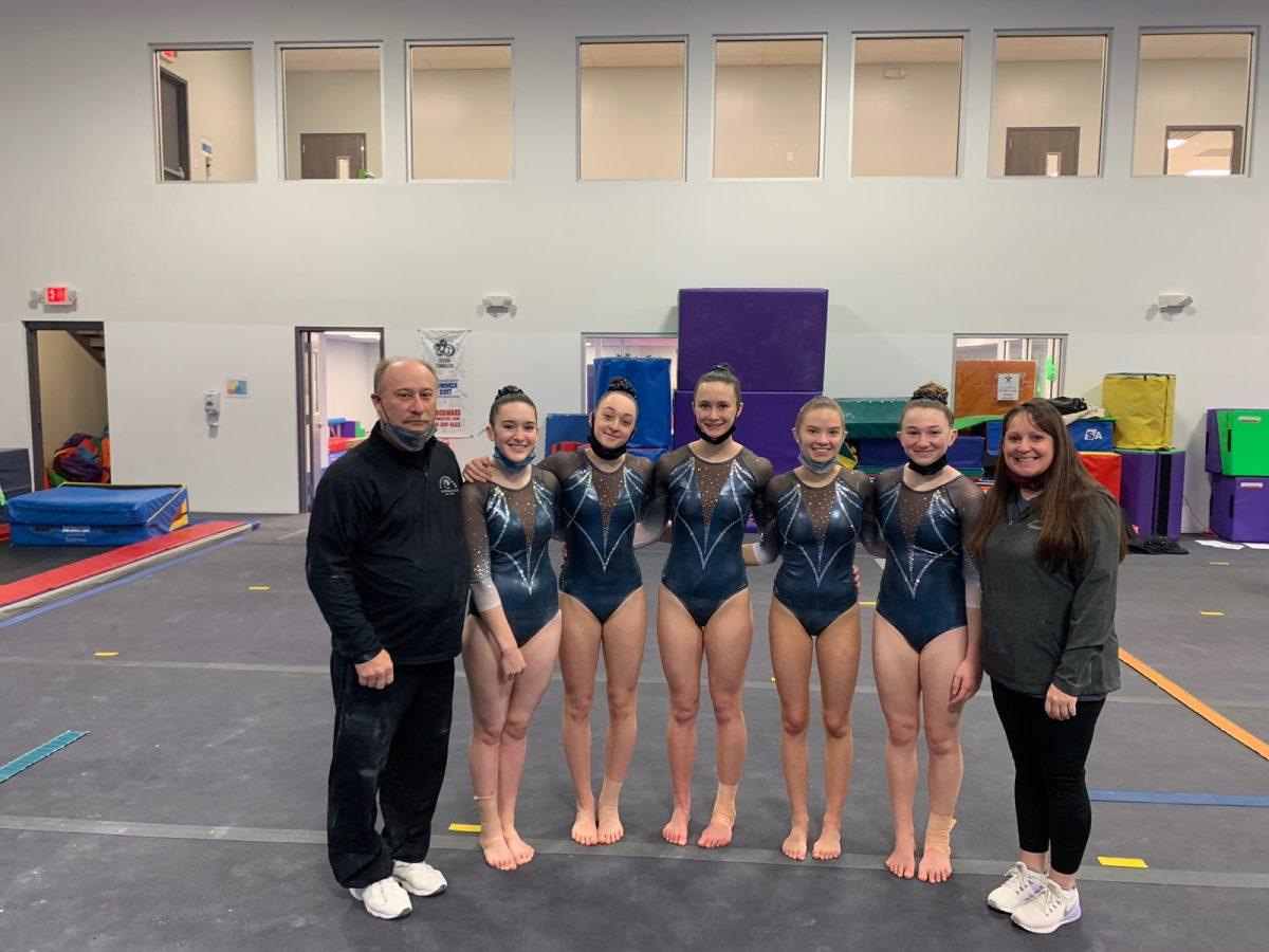 Junior Rylee Smeltzer at Ocean Tumblers Gymnastics in Virginia.