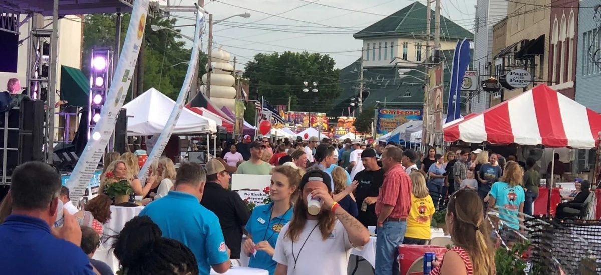 A crowd gathers at the N.C. Potato Festival a few years back. PHOTO COURTESY OF https://www.ncpotatofestival.com/